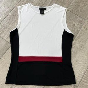 The Limited Geometric Polyester Top Size XS